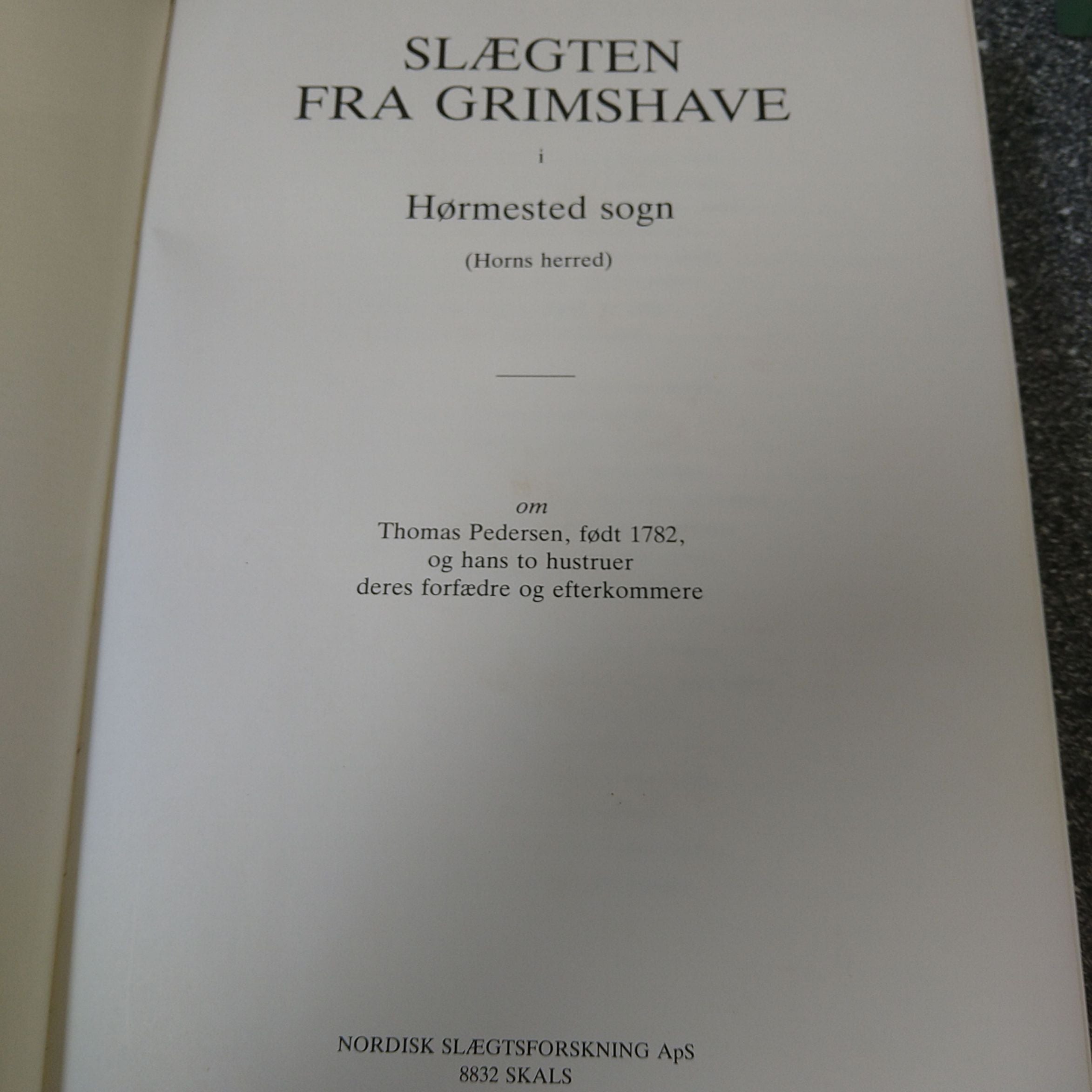 Slægtsbog